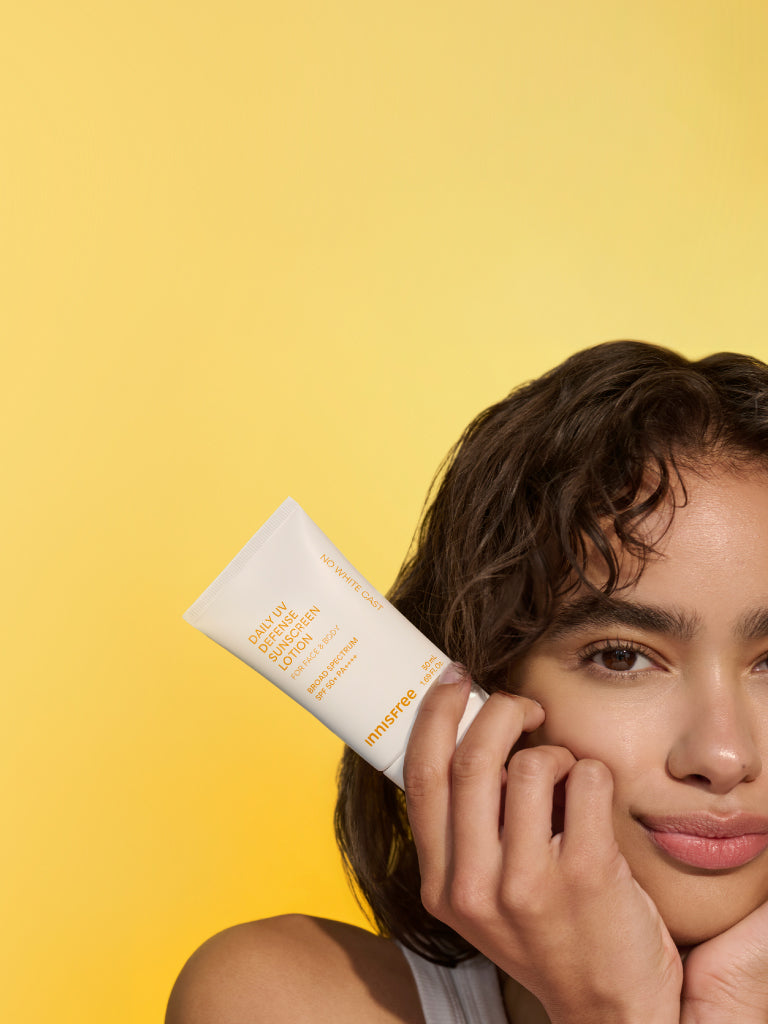 Daily UV Defense Sunscreen SPF 50+ PA++++ model shot