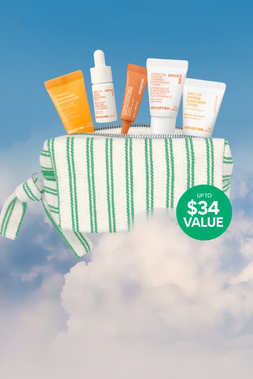 FREE Jet Set Glow Routine with orders $65+. Plus! Grab a FREE striped travel pouch with orders $85+