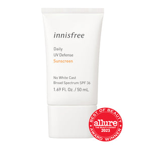 Innisfree Broad Spectrum SPF 36 Daily UV Defense Sunscreen Lotion - 1.69 fl oz