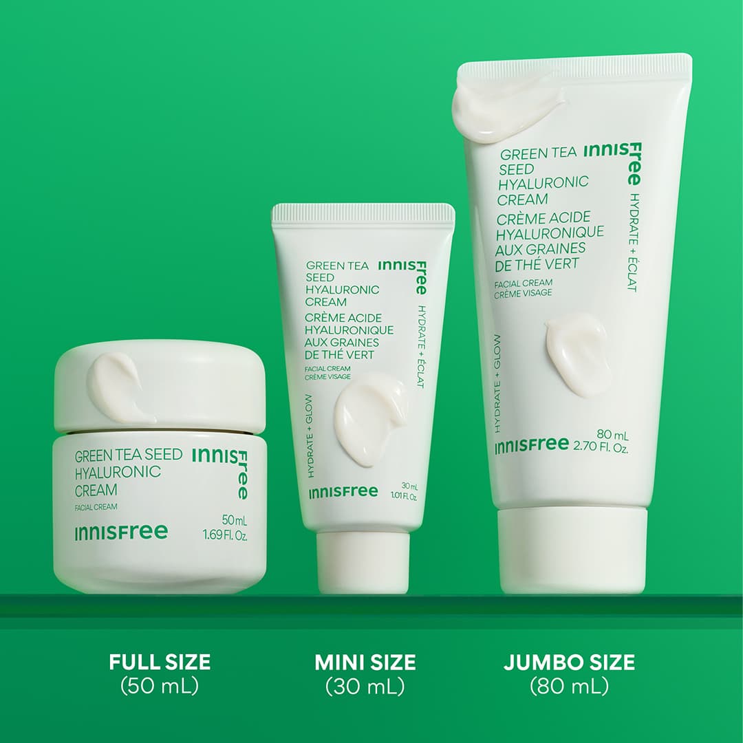 Green Tea Seed Hyaluronic Acid Cream – Face Moisturizer