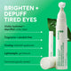 Enlarge image of Innisfree Green Tea Caffeine Eye Serum with text on a green background
