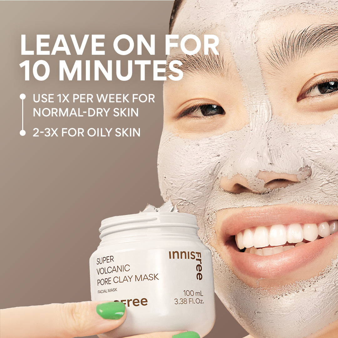 Super Volcanic Pore Clay Mask – Deep Cleanse & Clear Face Pores