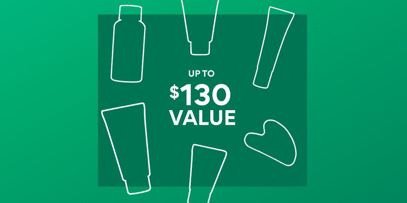 free 20-piece mystery gift with orders $65+