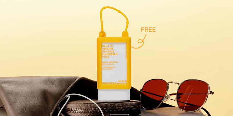 free sun stick holder with Daily UV Sunscreen Stick purchase