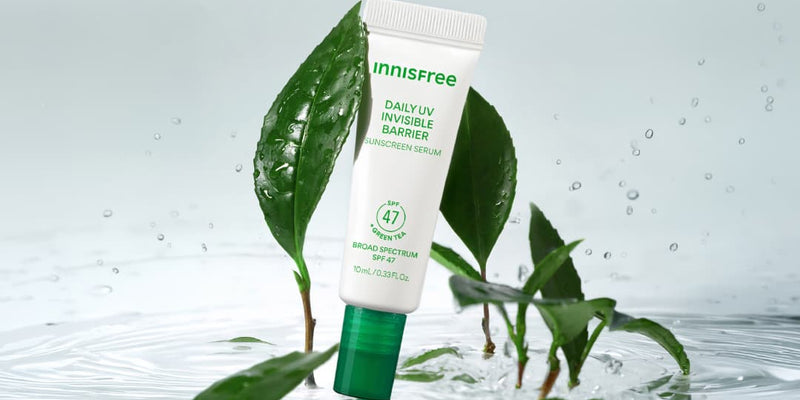 FREE Mini Green Tea Sunscreen Serum SPF 47 with any moisturizer purchase 