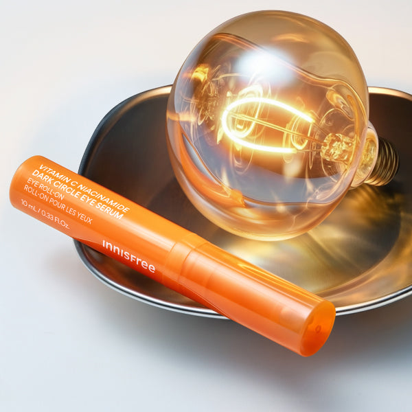 Vitamin C Niacinamide Brightening Eye Serum roll on daily to brighten product shot
