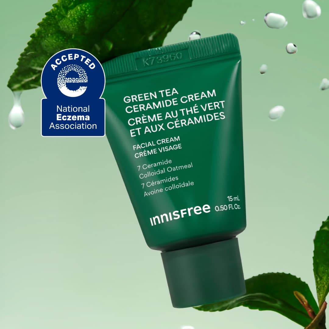 FREE mini Green Tea Ceramide Cream 15mL with any serum purchase