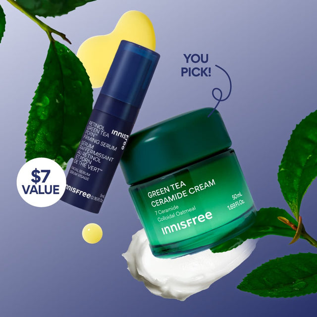 FREE MINI GREEN TEA PDRN™ SERUM WITH ANY MOISTURIZER PURCHASE