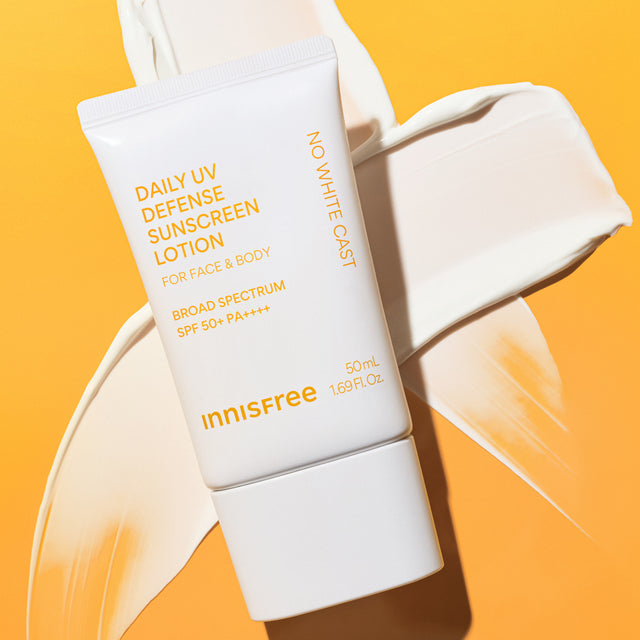 Daily UV Defense Sunscreen SPF 50+ PA++++ texture backgroud