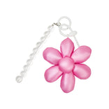 Pink Flower Keyring