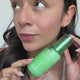 Green Tea Sunscreen Serum SPF 47 female model application video