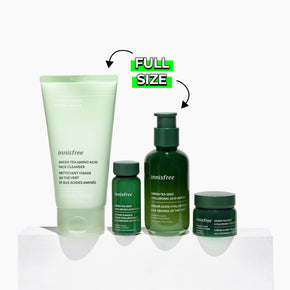 Hydration Heroes with Green Tea Set Full Size Cleanser and Full Size Serun